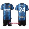 Virallinen Fanipaita + Shortsit Inter Milan Christian Eriksen 24 Kotipelipaita 2021-22 - Lasten